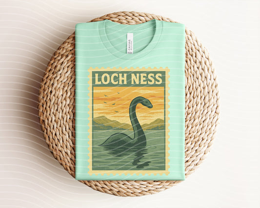 Loch Ness Stamp Graphic Tee