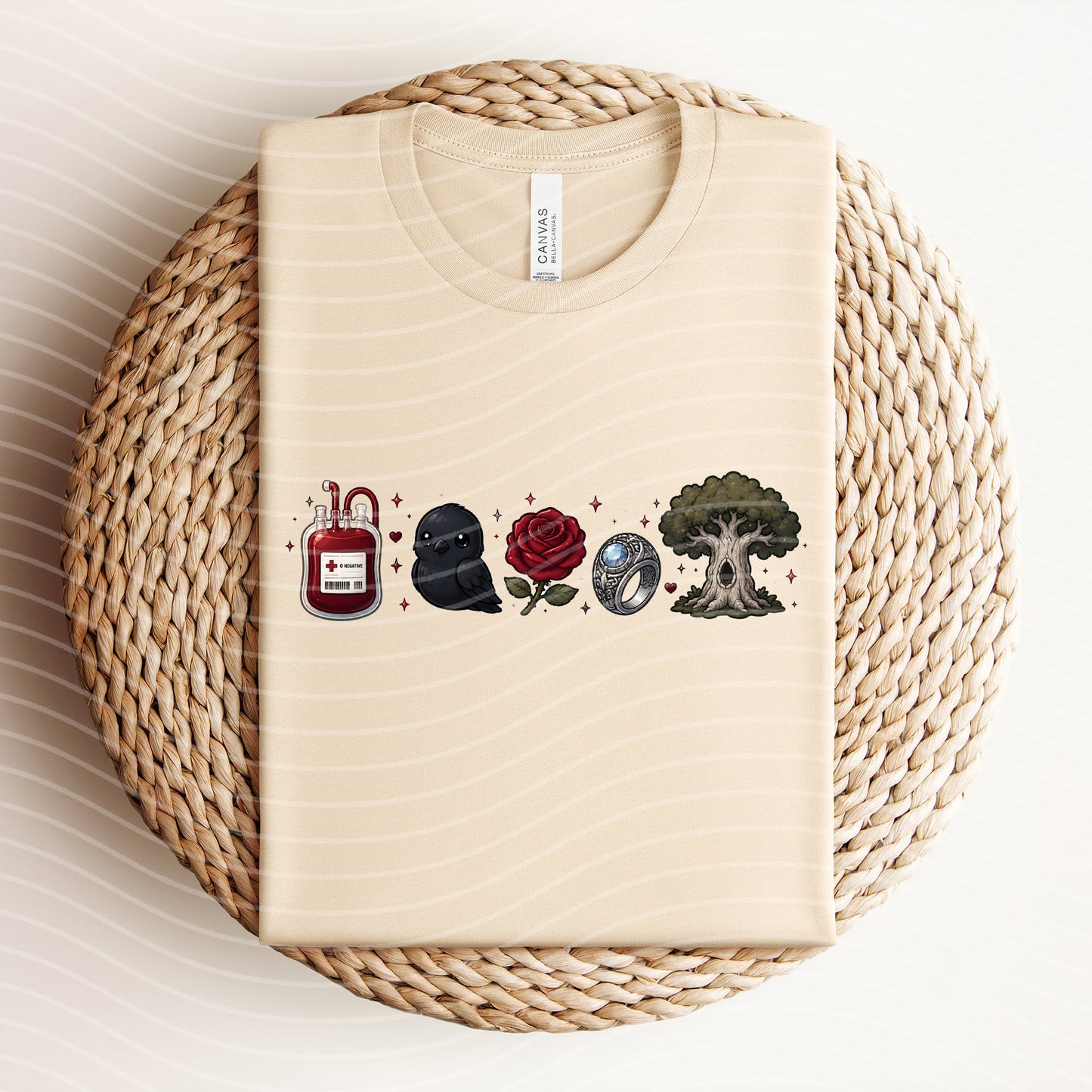 Vampire Diaries Icons Graphic Tee