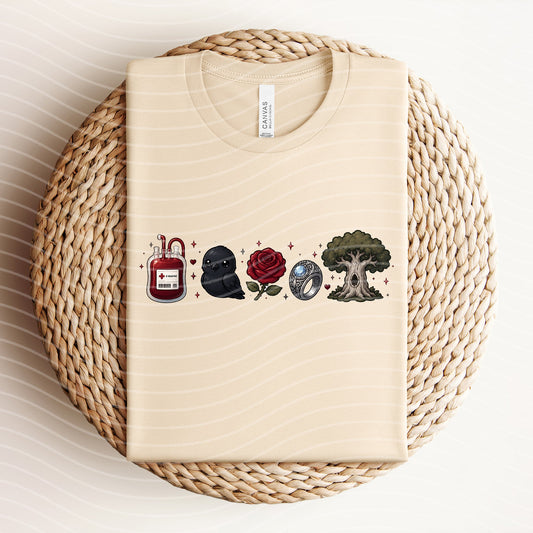 Vampire Diaries Icons Graphic Tee