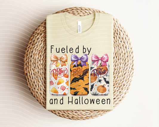 Fueled by Dr Pepper & Halloween Graphic Tee