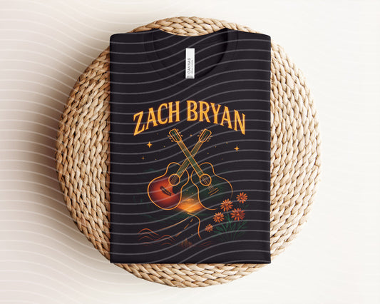 Zach Bryan Neon Graphic Tee