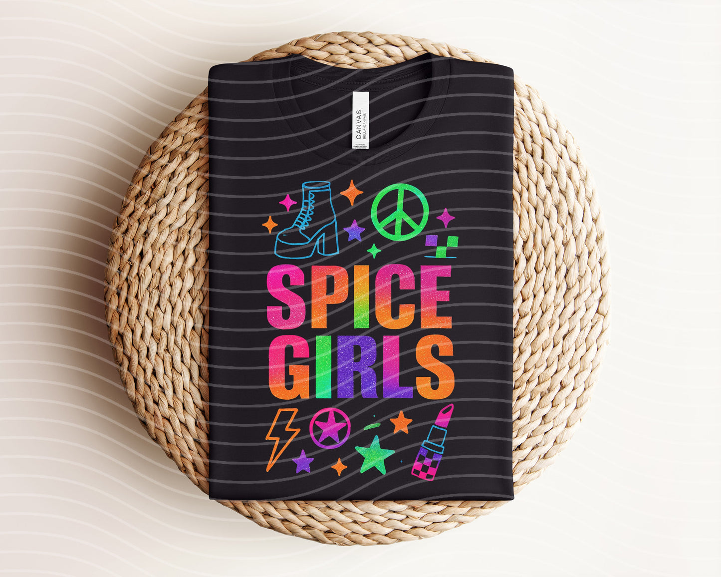 Spice Girls Neon Graphic Tee