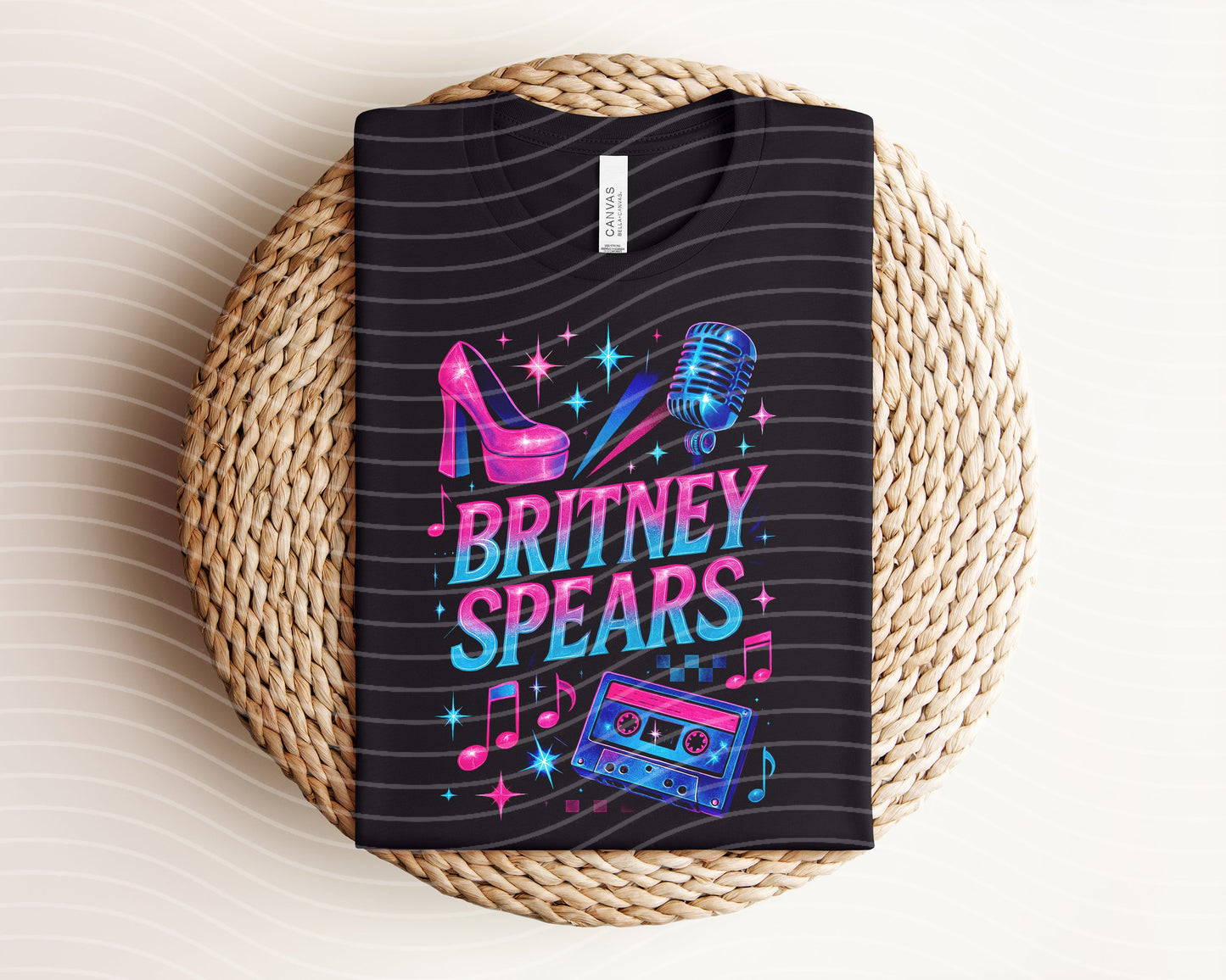 Britney Spears Neon Graphic Tee