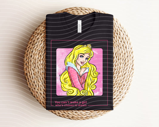 You Can't Wake a Girl Graphic Tee