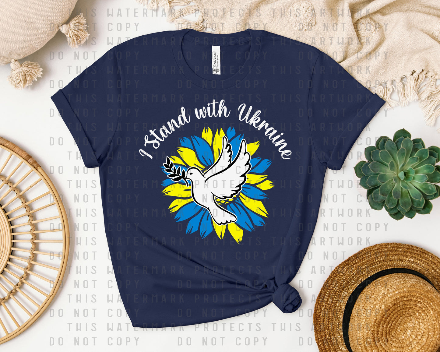 I Stand with Ukraine Graphic Tee