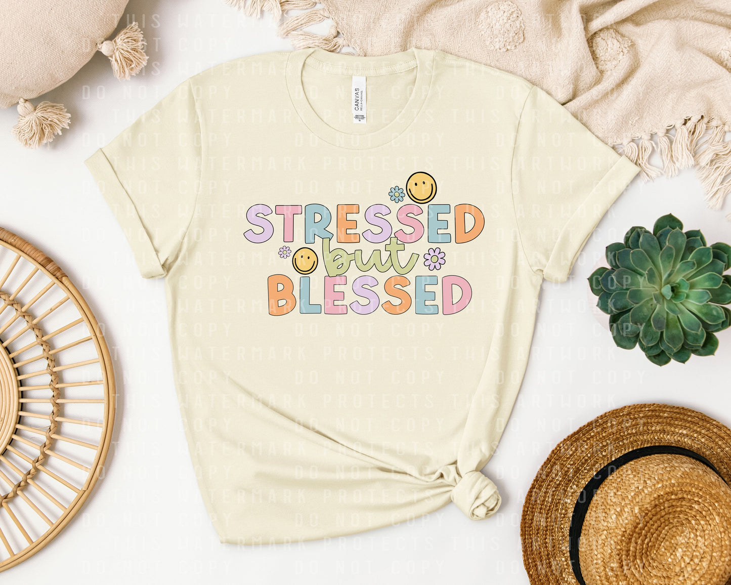 Stressed But Blessed Graphic Tee