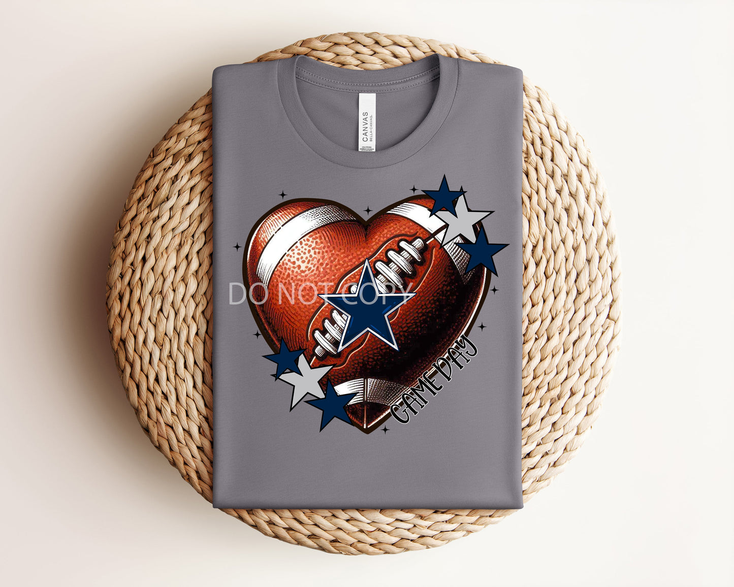 Game Day Heart Cowboys Graphic Tee