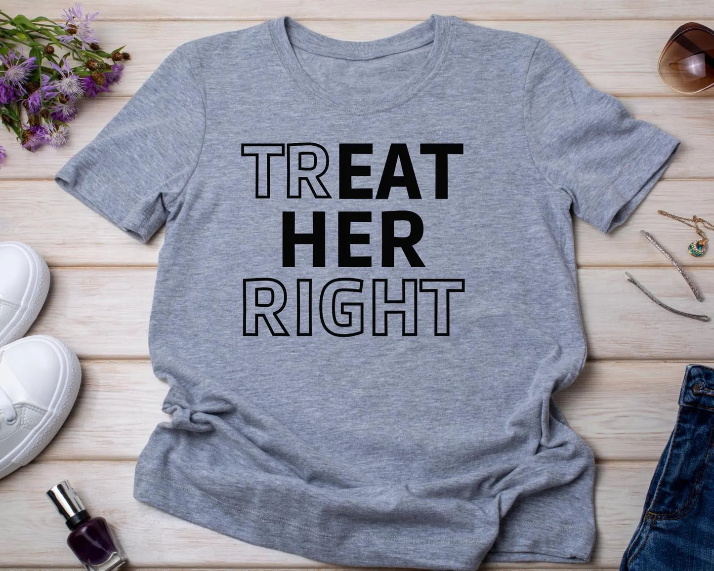 Treat Her Right Graphic Tee