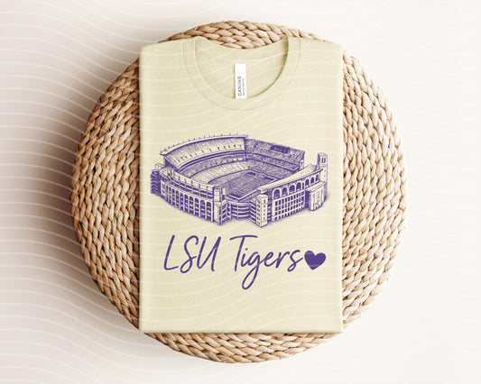 Tigers Stadium Graphic Tee