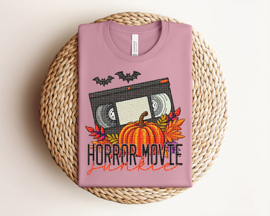 Horror Movie Junkie Graphic Tee