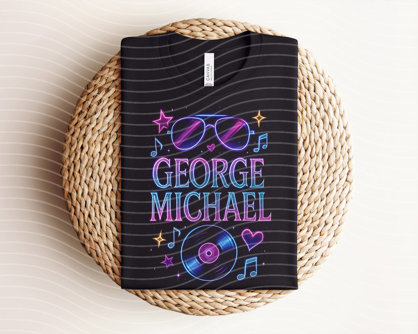George Michael Neon Graphic Tee