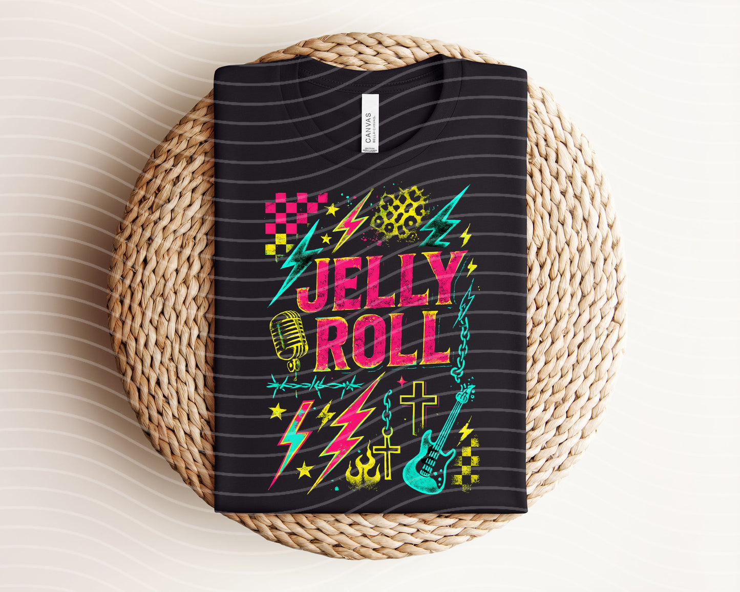 Jelly Roll Neon Graphic Tee