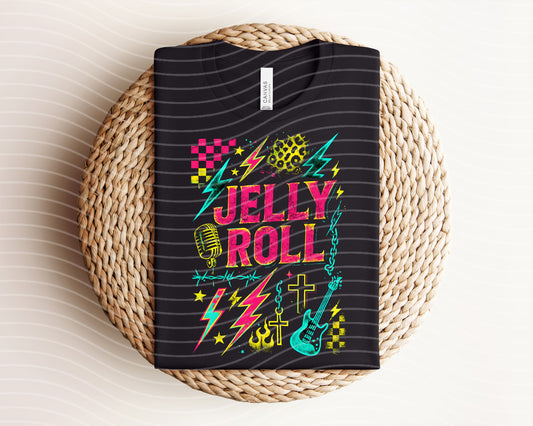 Jelly Roll Neon Graphic Tee