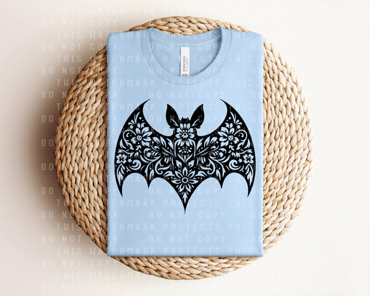 Bat Mandala Graphic Tee