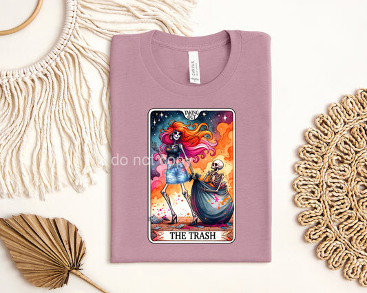 Taking Out the Trash Tarot Card Graphic Tee