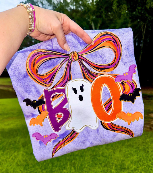 Boo Ribbon Ghost Graphic Tee