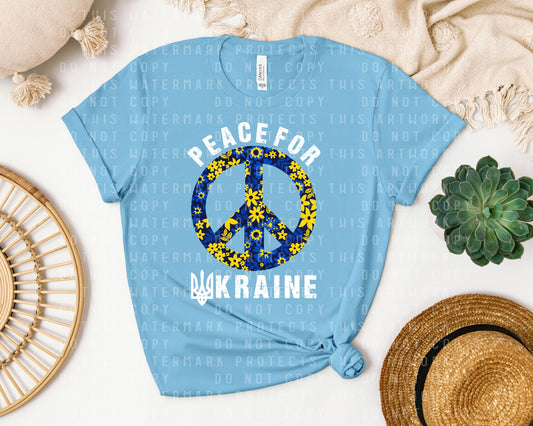 Peace for Ukraine Graphic Tee
