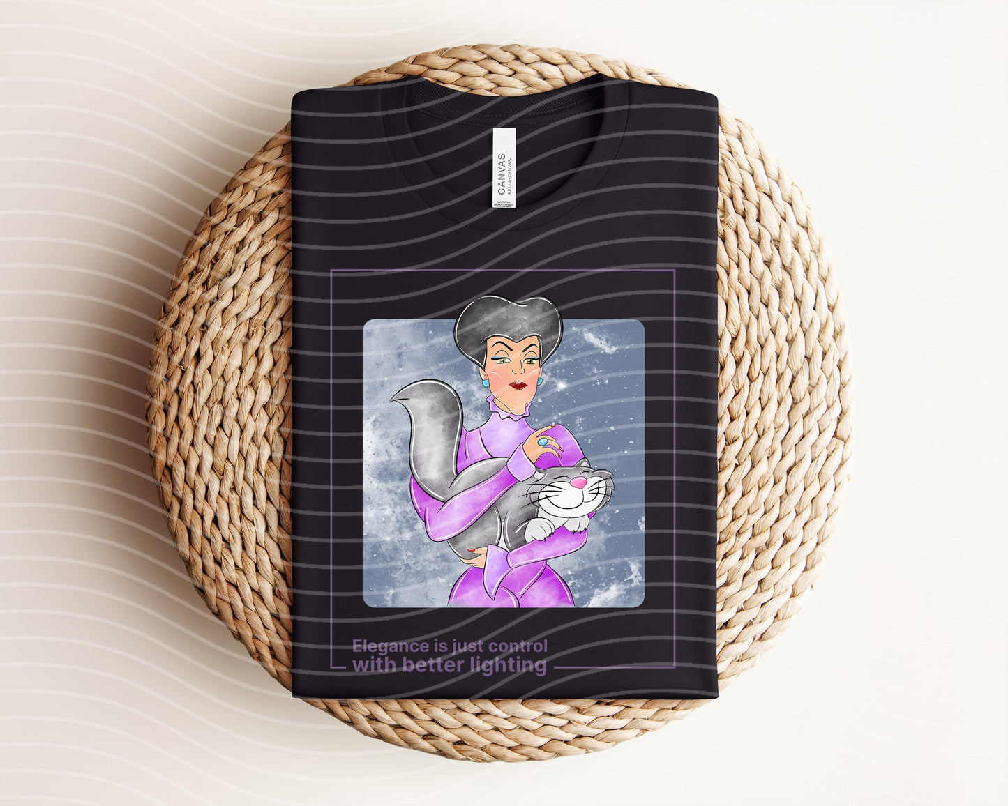 Elegance is Just Control Graphic Tee