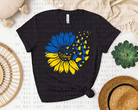 Peace for Ukraine Graphic Tee