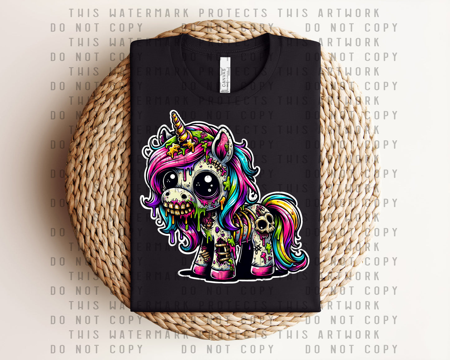 Zombie Unicorn Graphic Tee