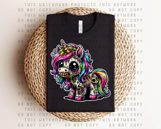 Zombie Unicorn Graphic Tee