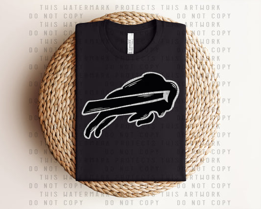 Bills Monochromatic Graphic Tee