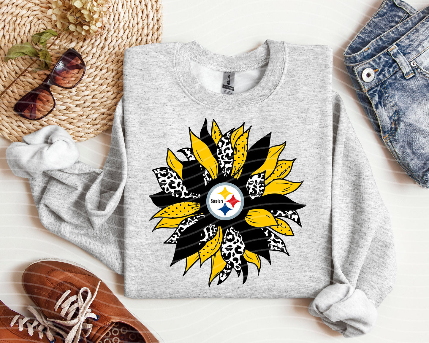 Steelers Sunflower Graphic Tee