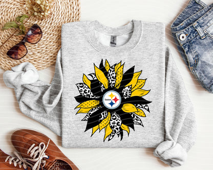 Steelers Sunflower Graphic Tee