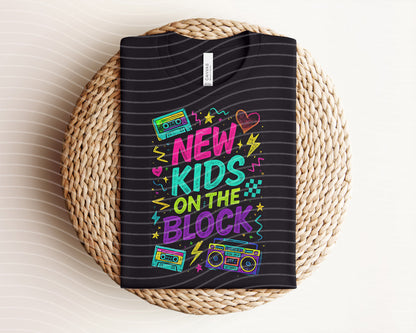 New Kids on the Block Neon Graphic Tee