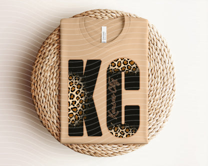 Kansas City Leopard Graphic Tee