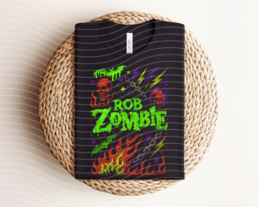 Rob Zombie Neon Graphic Tee