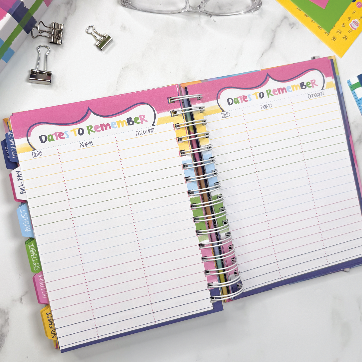 NEW! 2027-2028 Reminder Binder® 24-Month Planner | January 2027 - December 2028