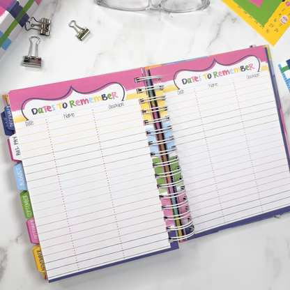 NEW! 2027-2028 Reminder Binder® 24-Month Planner | January 2027 - December 2028