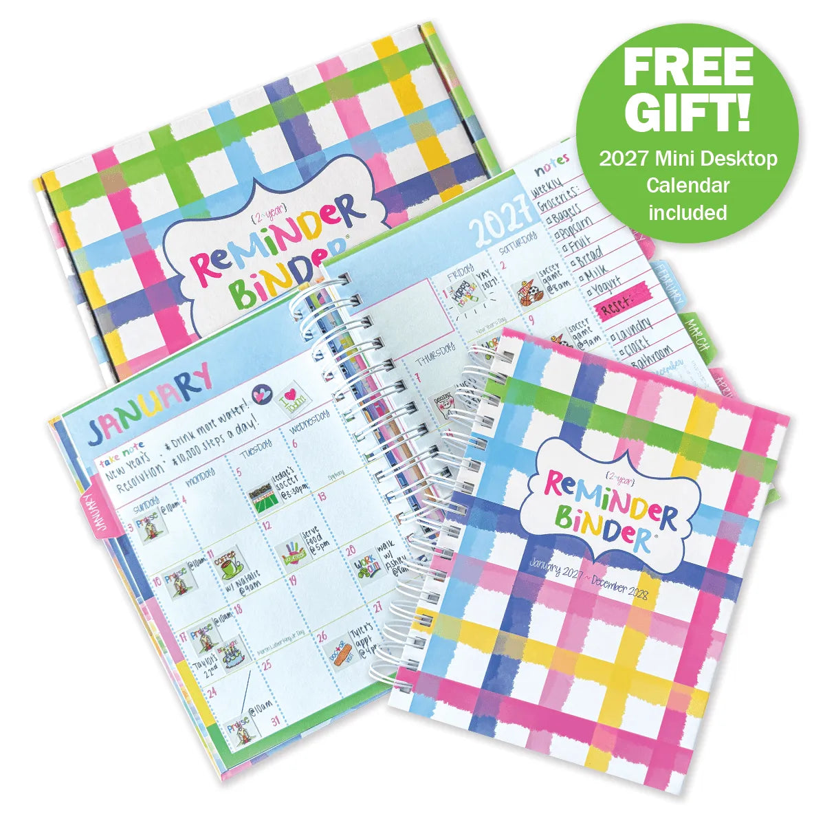 NEW! 2027-2028 Reminder Binder® 24-Month Planner | January 2027 - December 2028