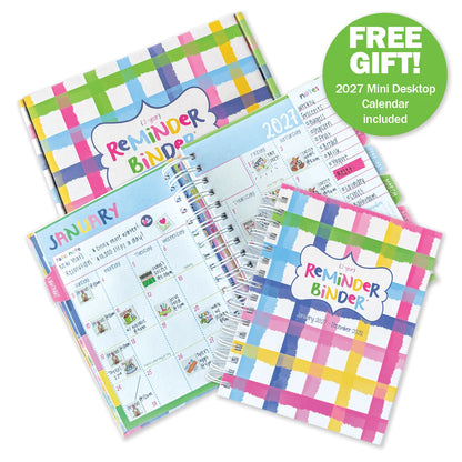 NEW! 2027-2028 Reminder Binder® 24-Month Planner | January 2027 - December 2028