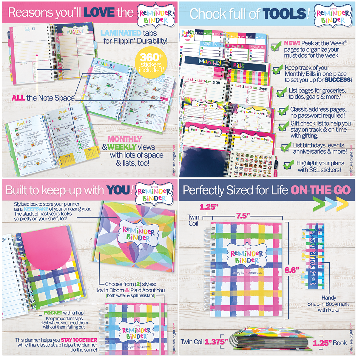 NEW! 2027-2028 Reminder Binder® 24-Month Planner | January 2027 - December 2028