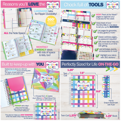 NEW! 2027-2028 Reminder Binder® 24-Month Planner | January 2027 - December 2028