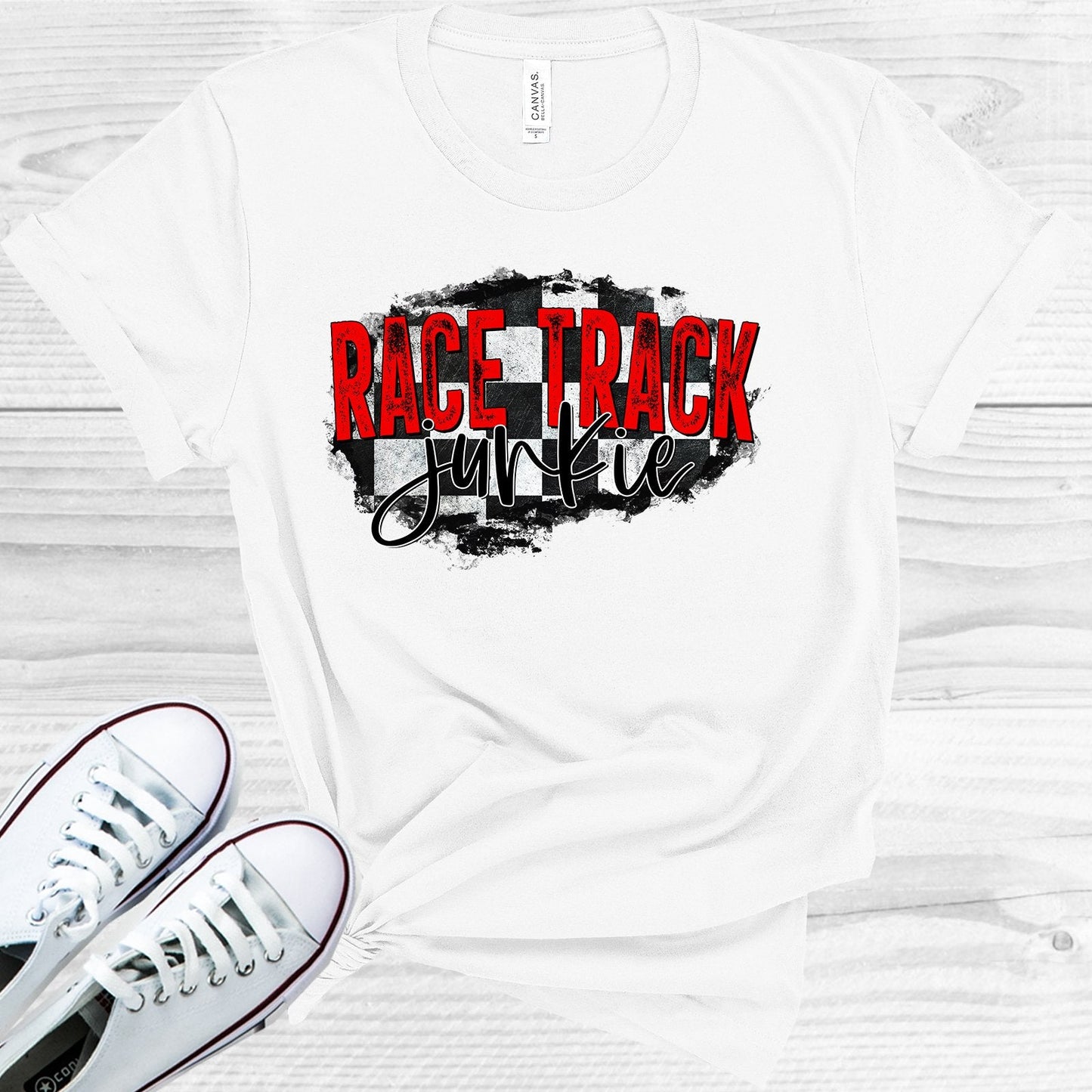 Race Track Junkie Graphic Tee