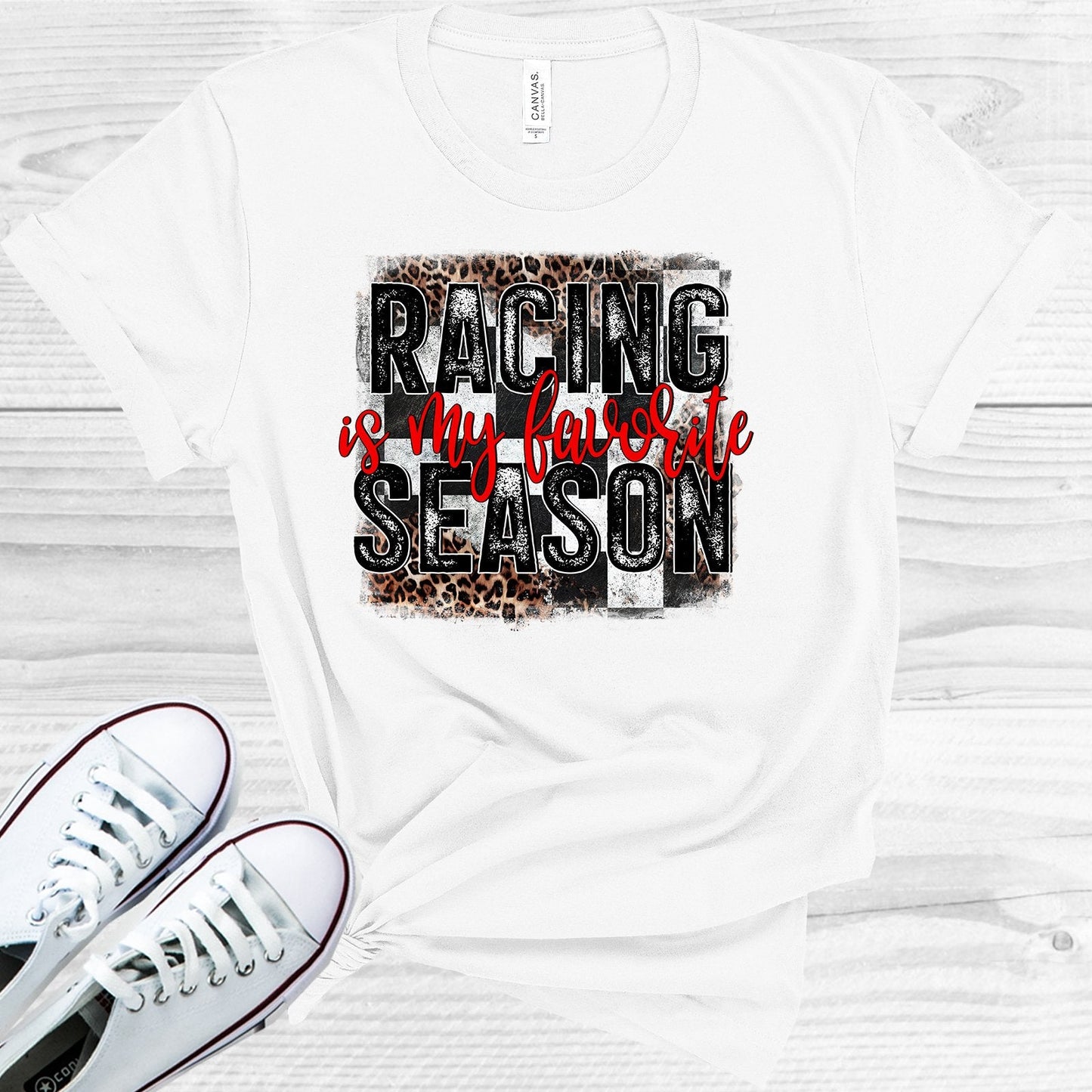 Racing is My Favorite Season Graphic Tee