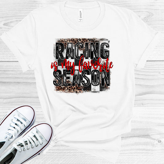 Racing is My Favorite Season Graphic Tee