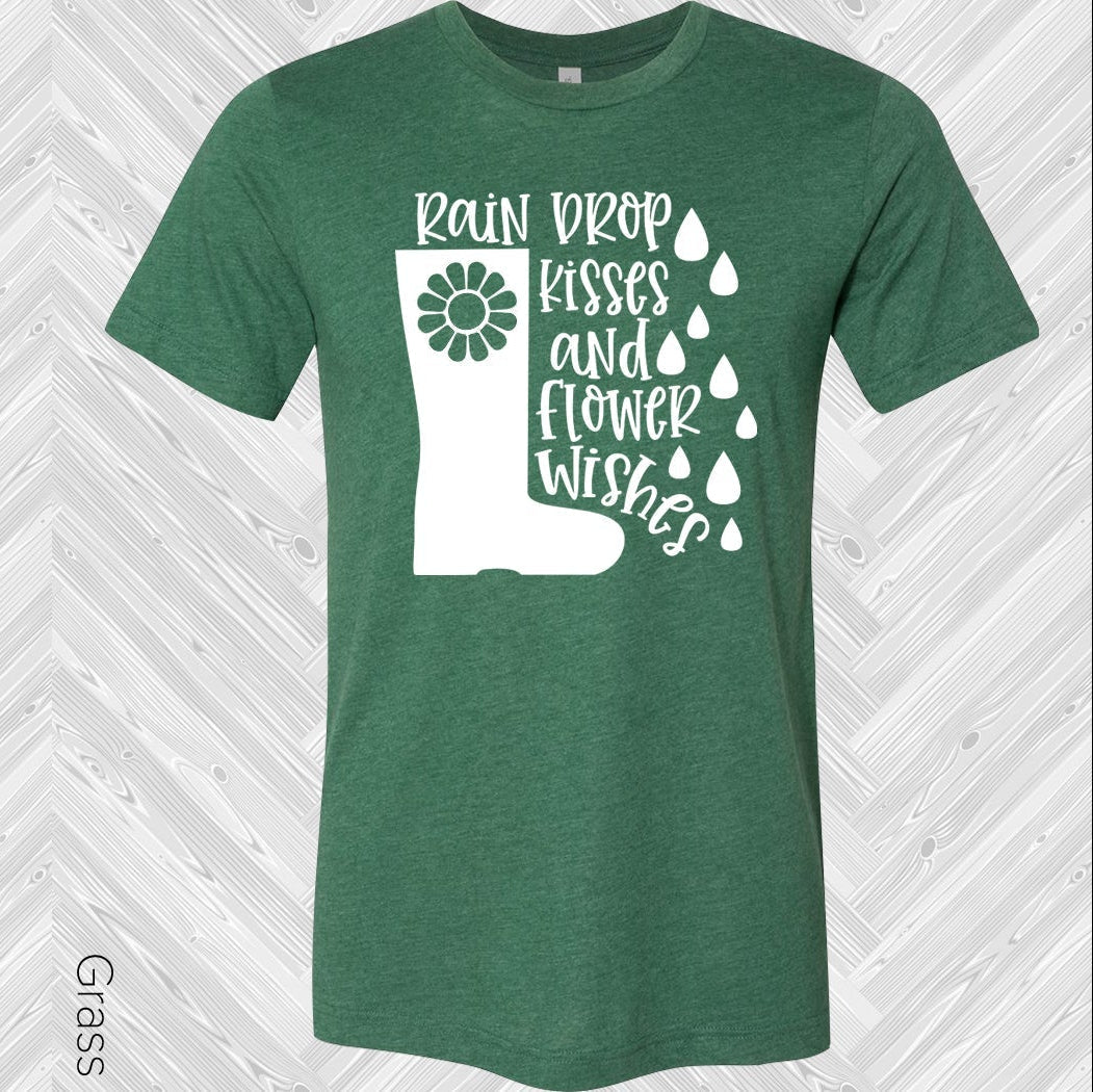 Rain Drop Kisses and Flower Wishes Graphic Tee