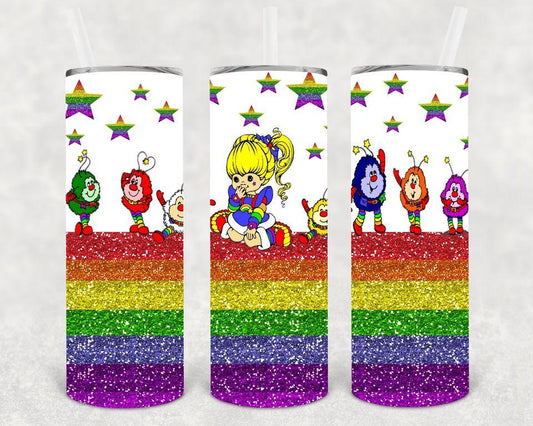 Rainbow Brite 20 oz Skinny Tumbler