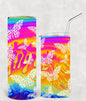 Rainbow Butterfly 20 oz Skinny Tumbler