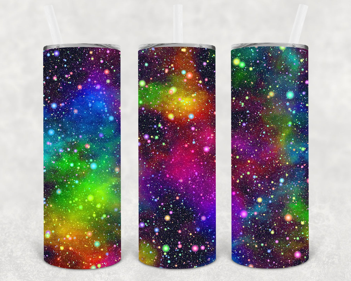 Rainbow Galaxy 20 oz Skinny Tumbler