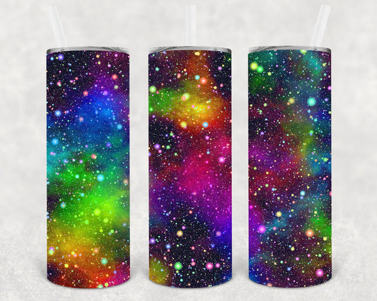 Rainbow Galaxy 20 oz Skinny Tumbler
