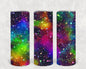 Rainbow Galaxy 20 oz Skinny Tumbler