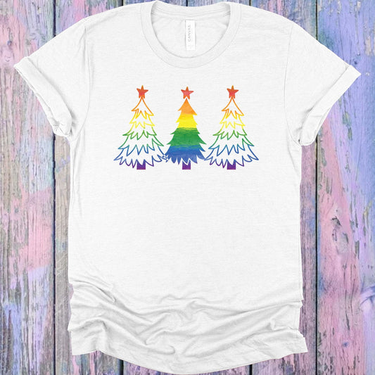 Rainbow Trees Graphic Tee