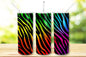 Rainbow Zebra 20 oz Skinny Tumbler