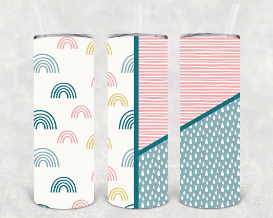 Rainbow 20 oz Skinny Tumbler