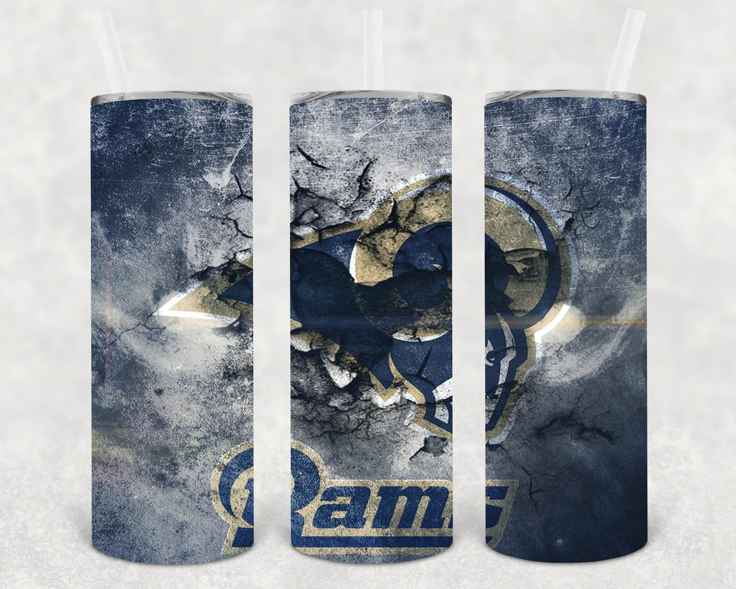 Rams 20 oz Skinny Tumbler